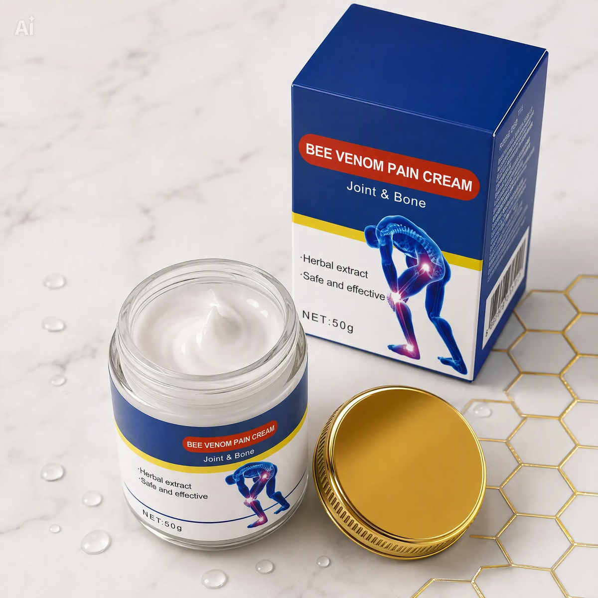 Crema de Veneno de Abeja — Alivio Muscular y Articular Natural