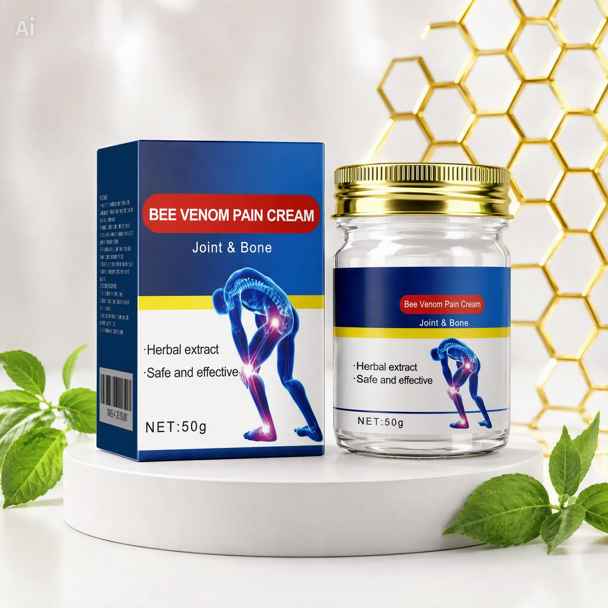Crema de Veneno de Abeja — Alivio Muscular y Articular Natural
