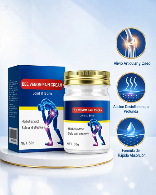 Crema de Veneno de Abeja — Alivio Muscular y Articular Natural